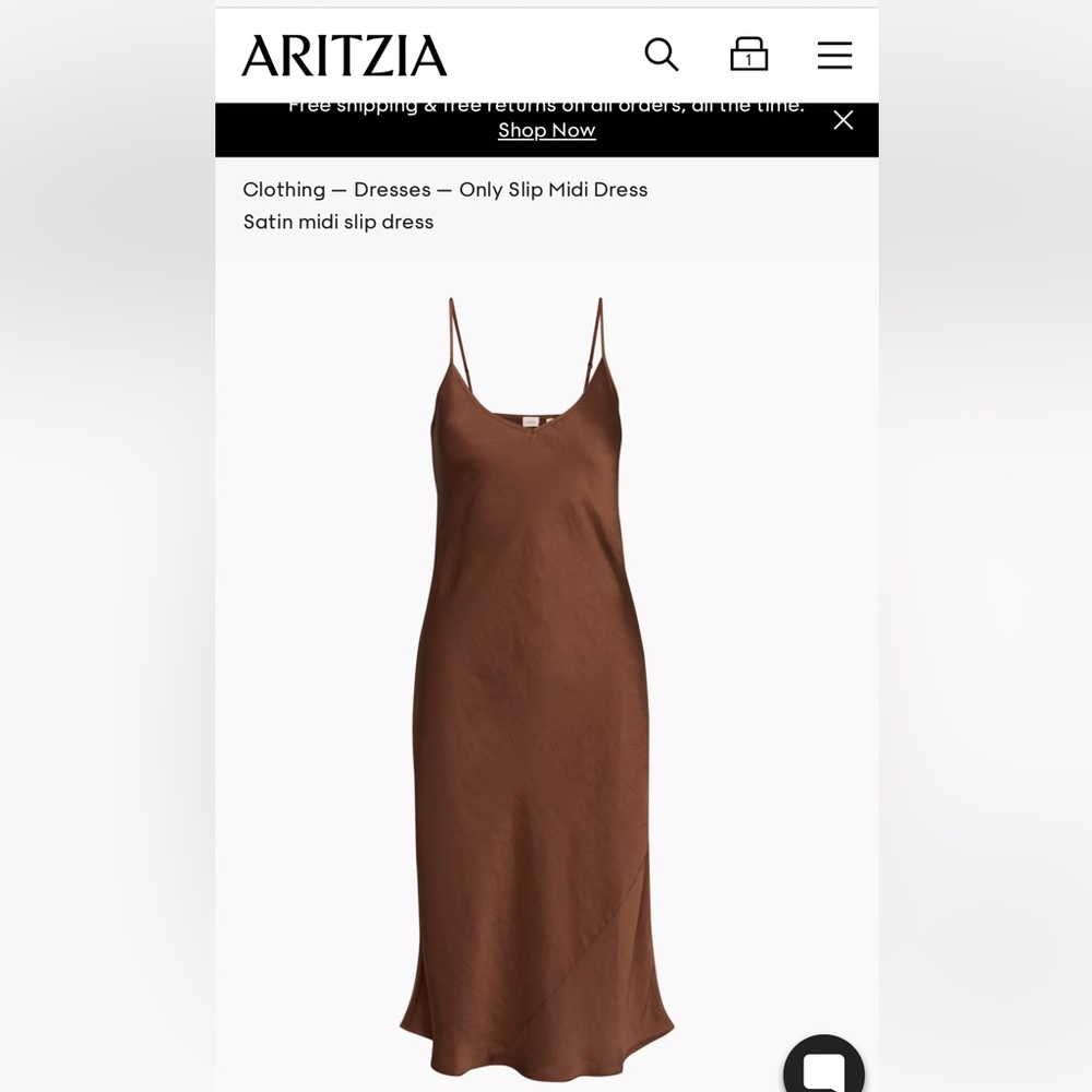 Wilfred
Only Slip Midi Dress